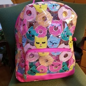Cat Donut Backpack - Betsey Johnson